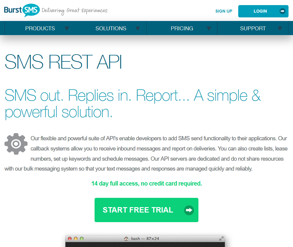 burst sms api documentation