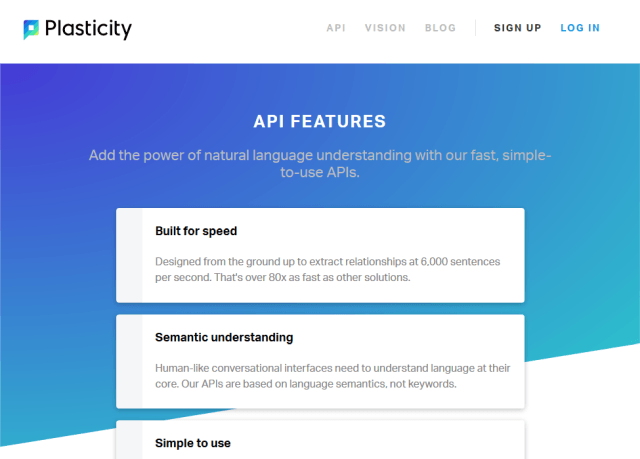 Plasticity Sapien API