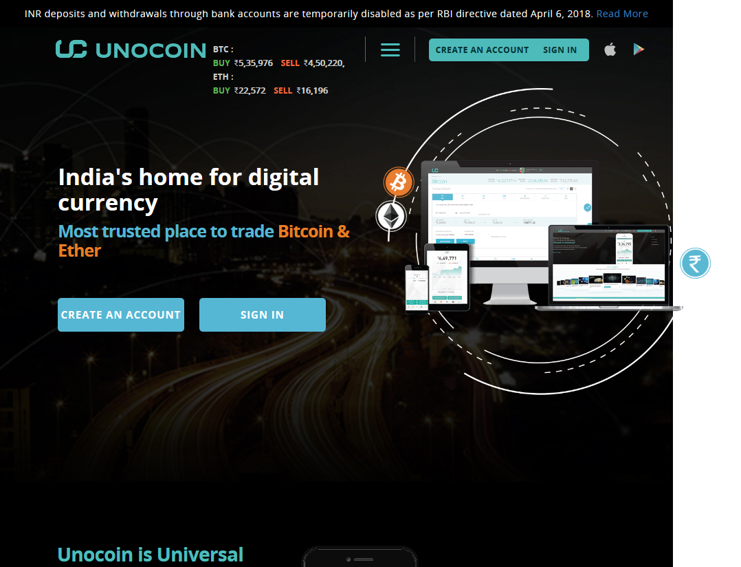 Unocoin : Unocoin Review Is It India S Best Cryptocurrency Company Blockchainbiome / This wallet provides third party security and low anonymity.