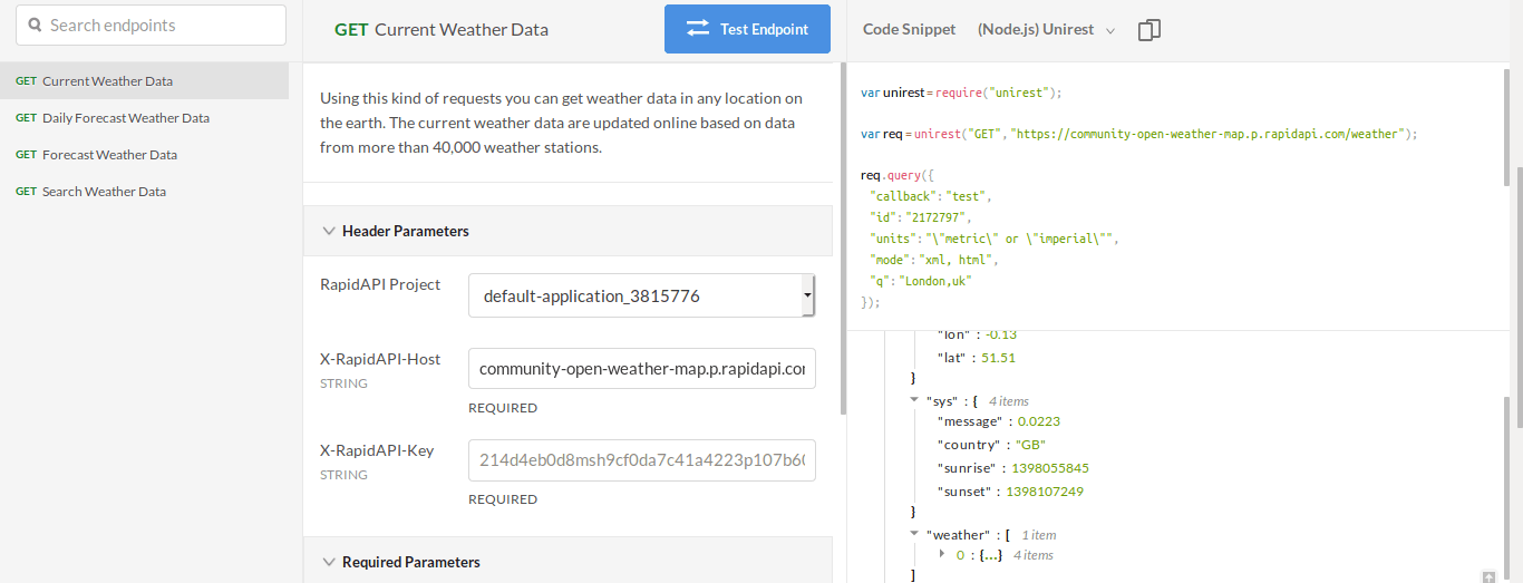 How to use the OpenWeatherMap API (with Java) [OkHttp or Unirest]