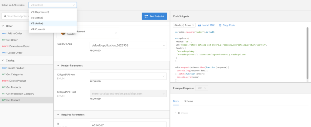 api versioning updates