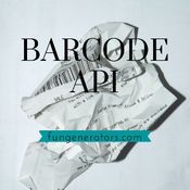 Barcode product card