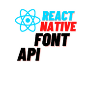 React Native Font product card