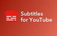 Subtitles for YouTube product card
