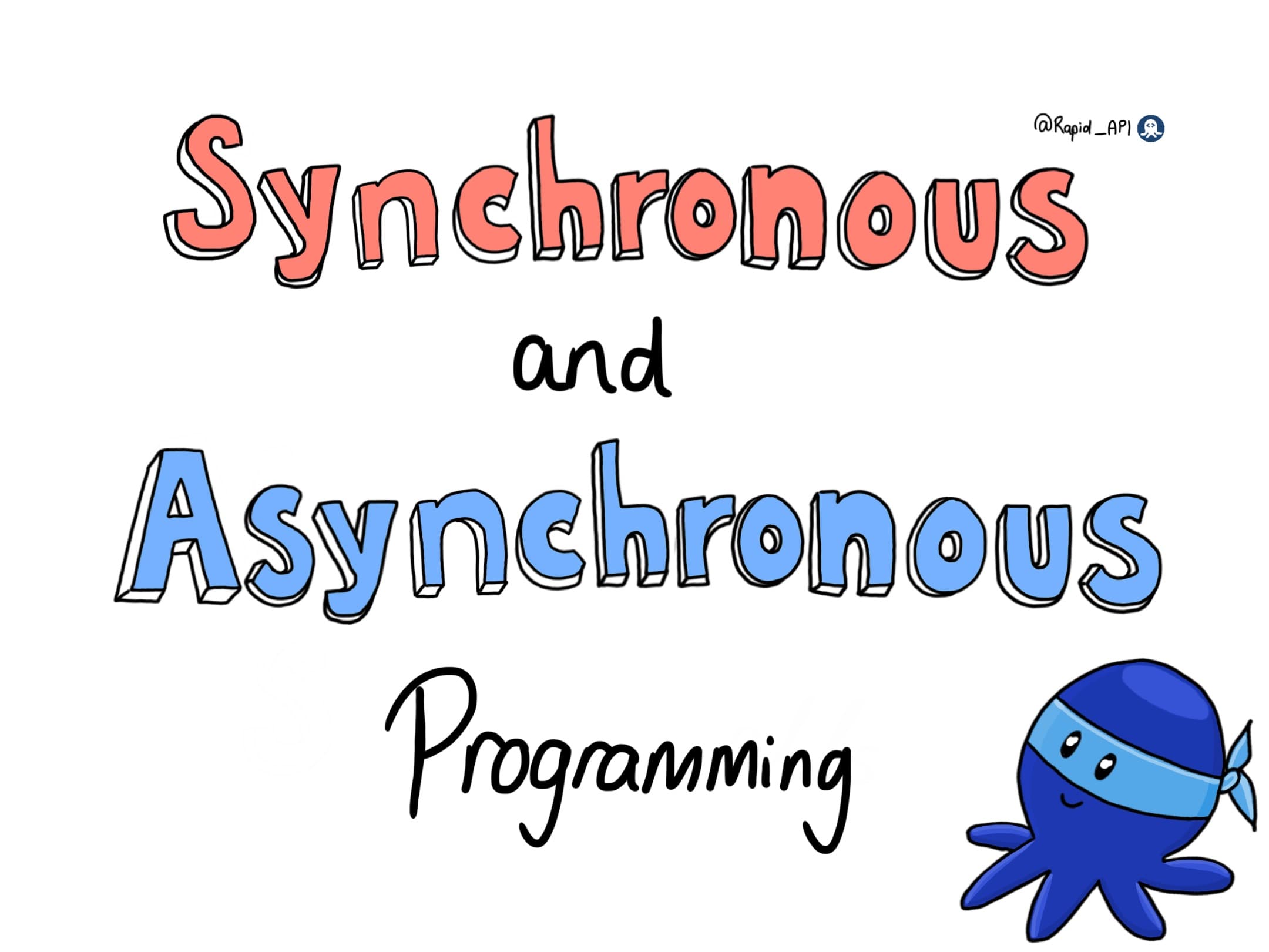 RapidAPI Comic on Sync vs Async Programming