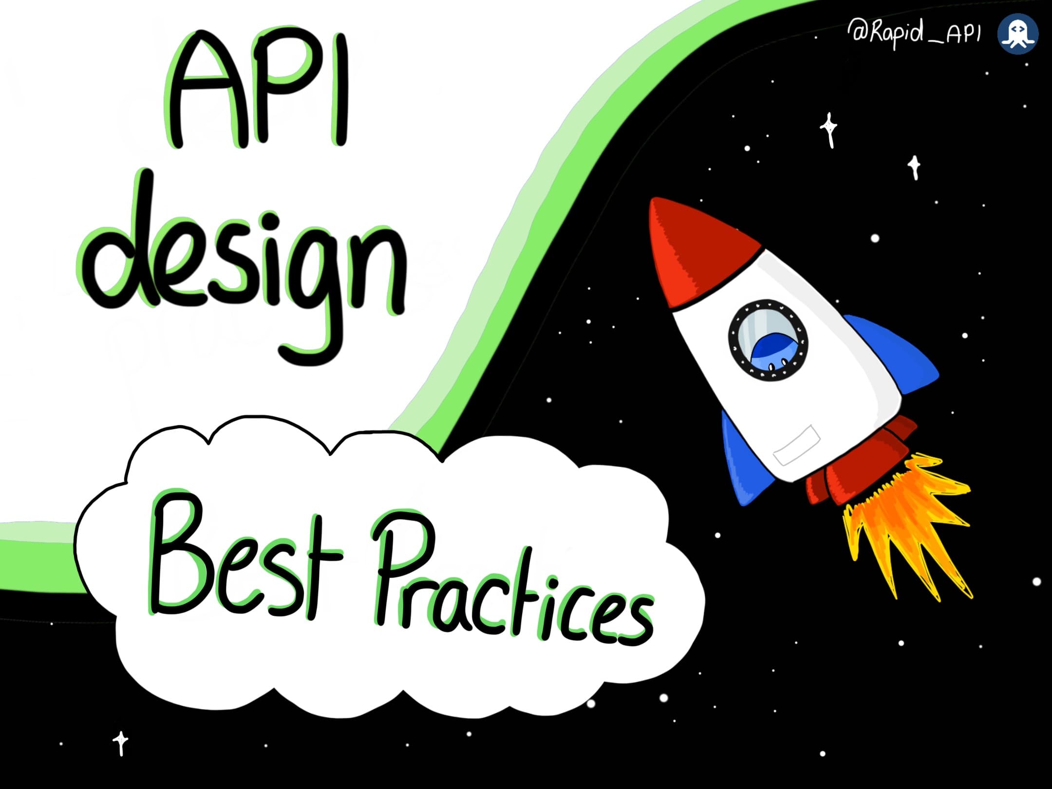 RapidAPI Comic on API Design best practices