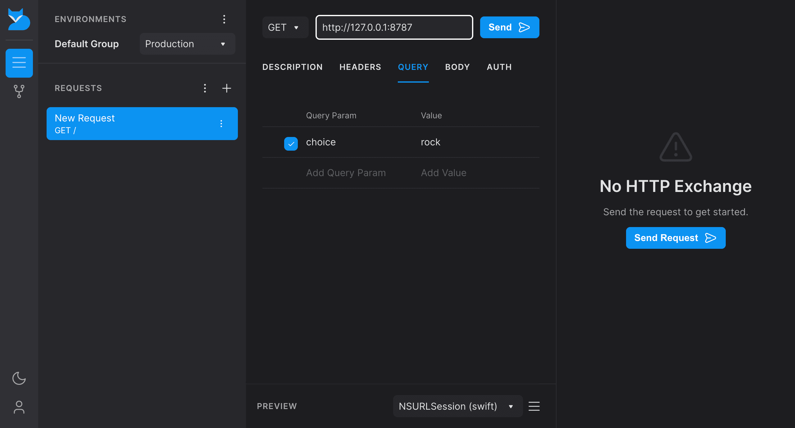 Adding New Request in Paw