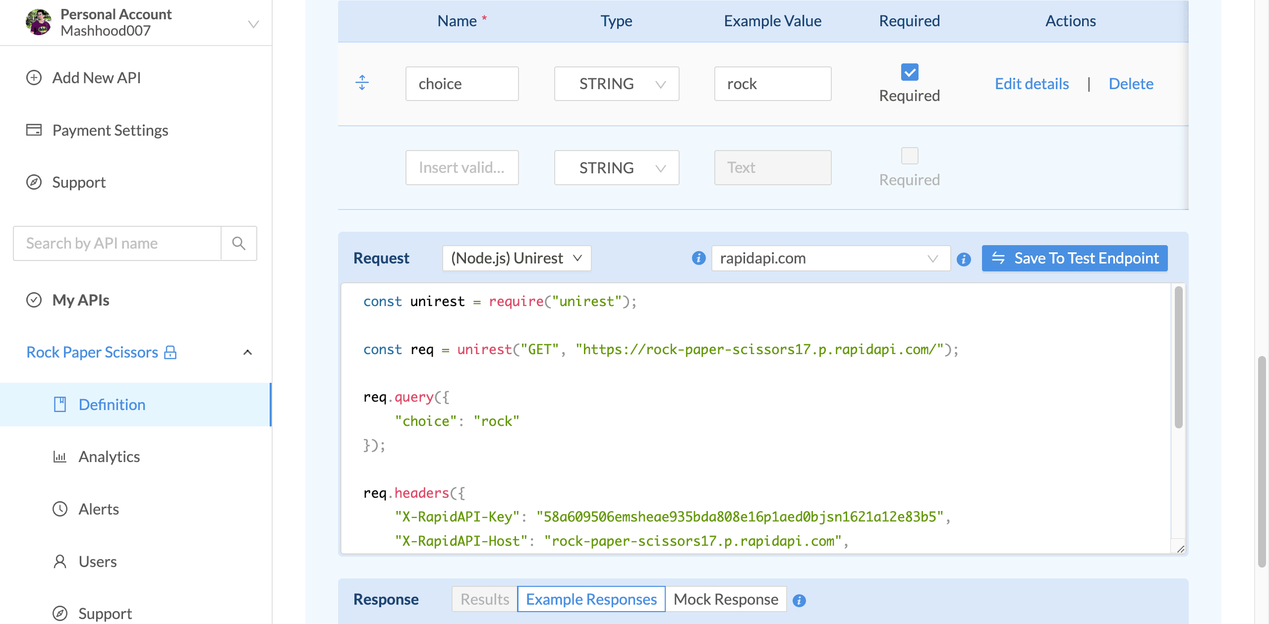 Setting Query Parameters