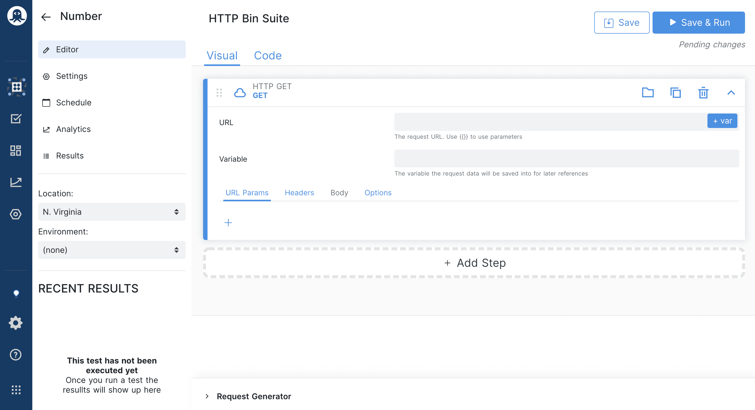 URL and Variable details