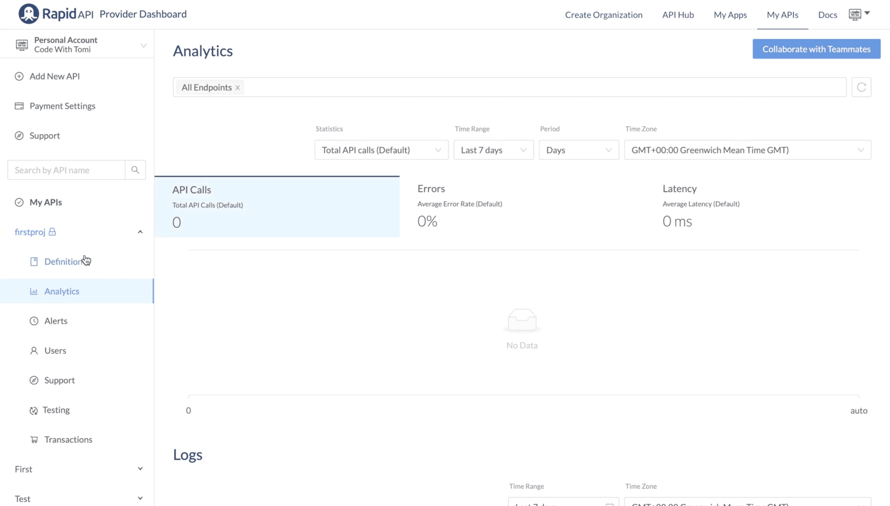 API Analytics