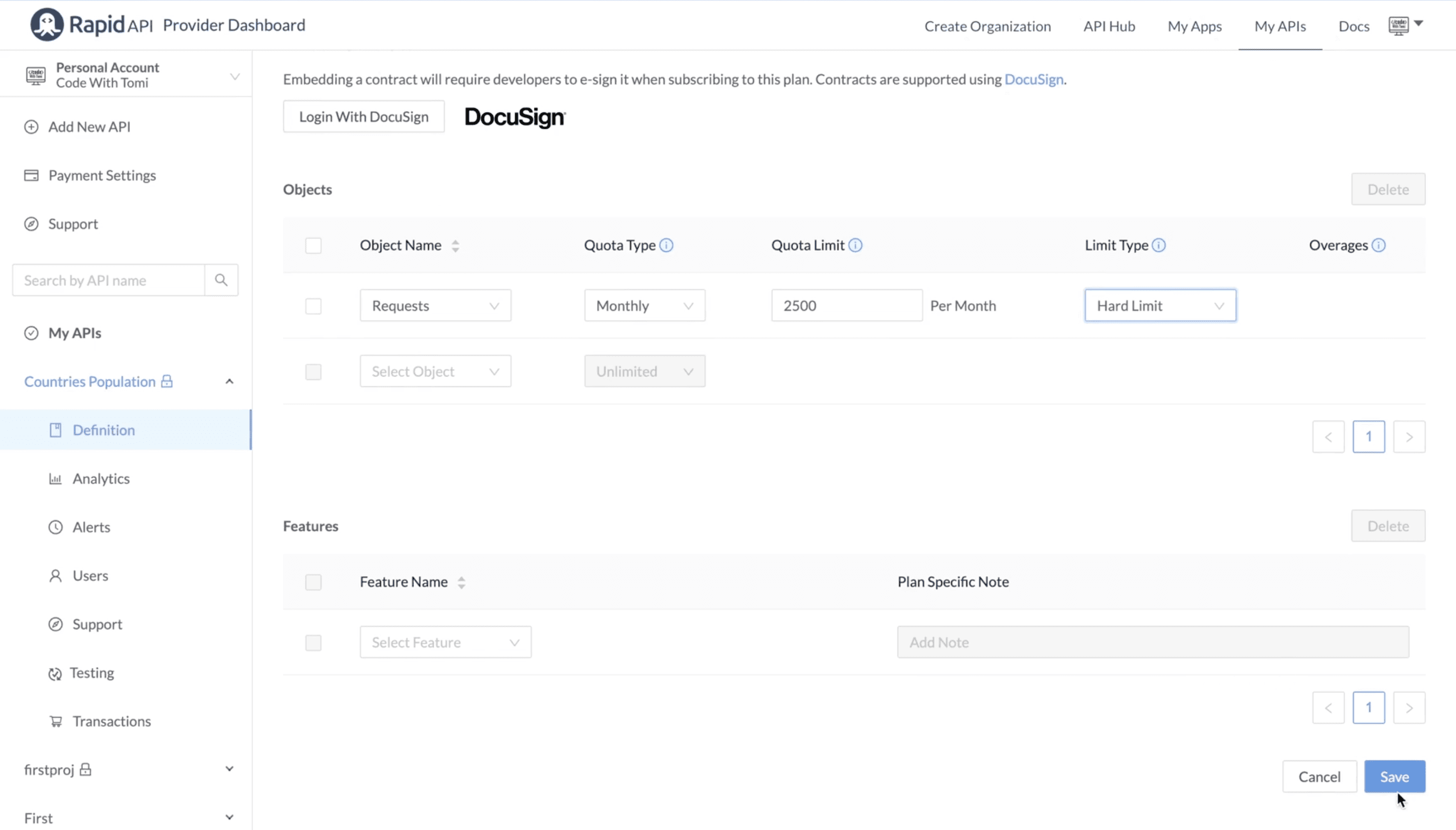 Setting up Plans & Pricing