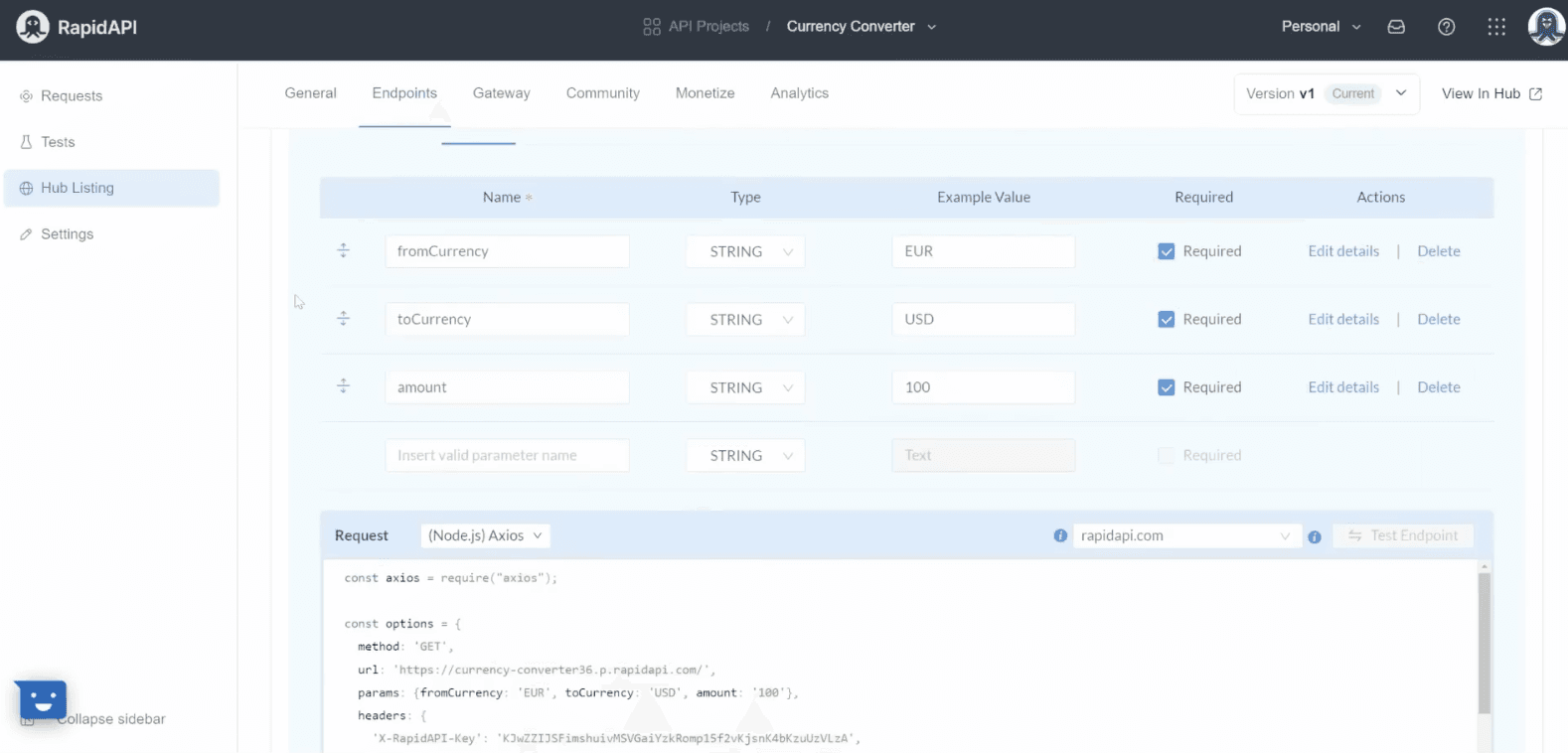 Adding REST Endpoint