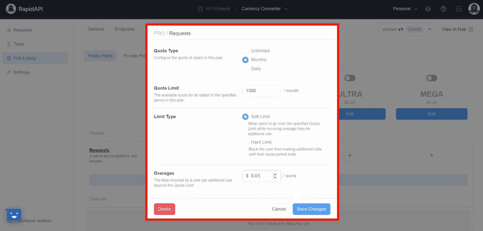 Adding information to PRO plan