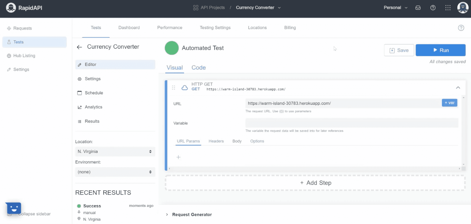 Testing Currency Converter API