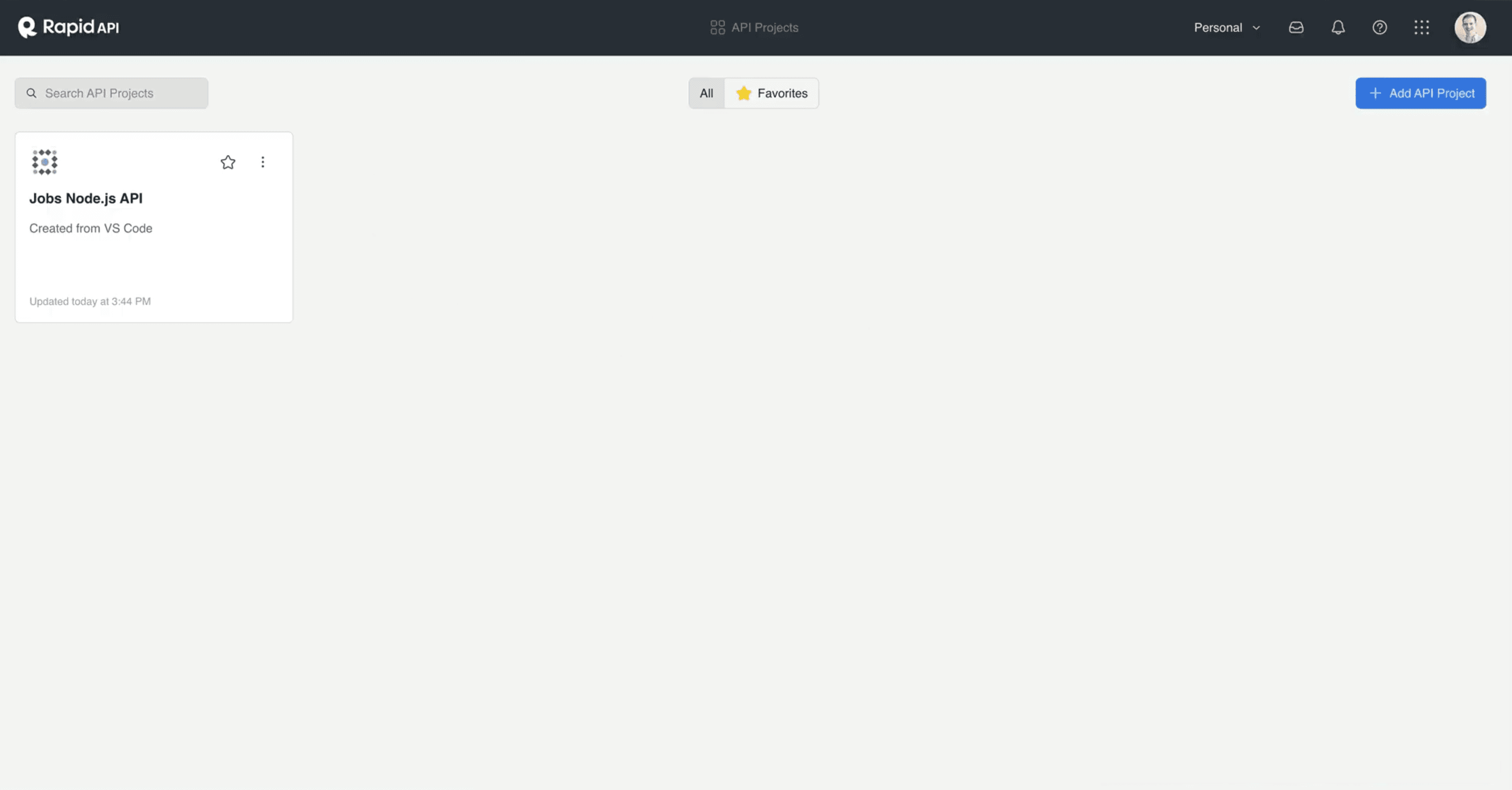 Creating request on RapidAPI Studio