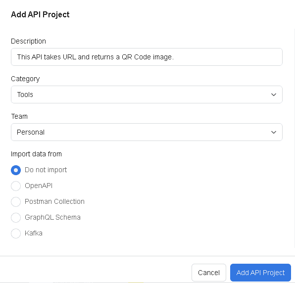 Filling in the API details
