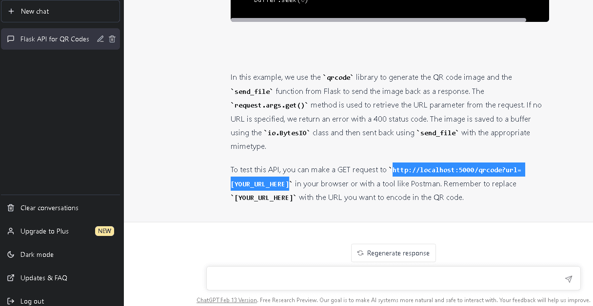 URL provided by ChatGPT