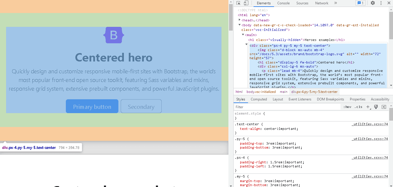 Copying the HTML of the design
