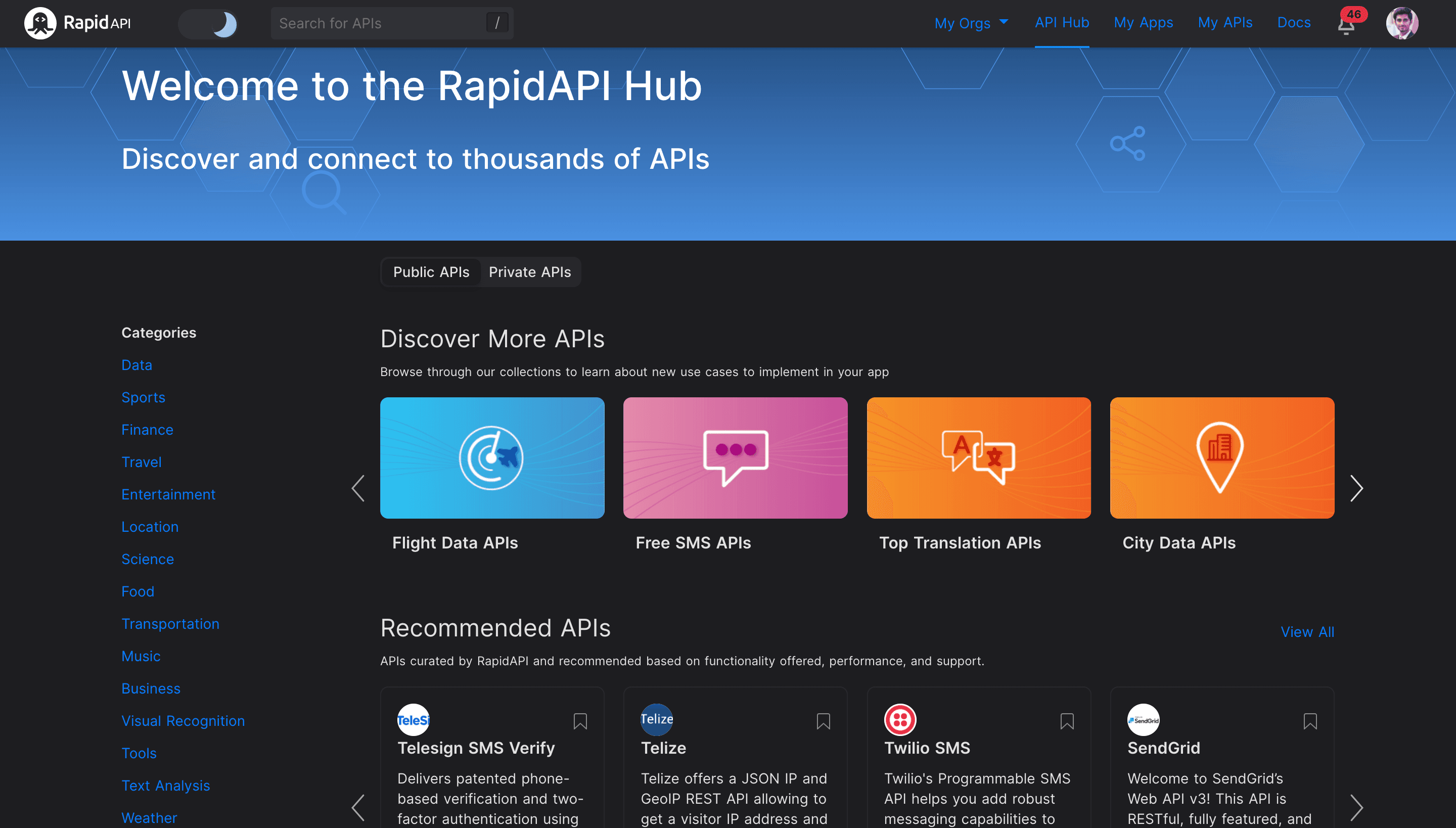 RapidAPI Hub