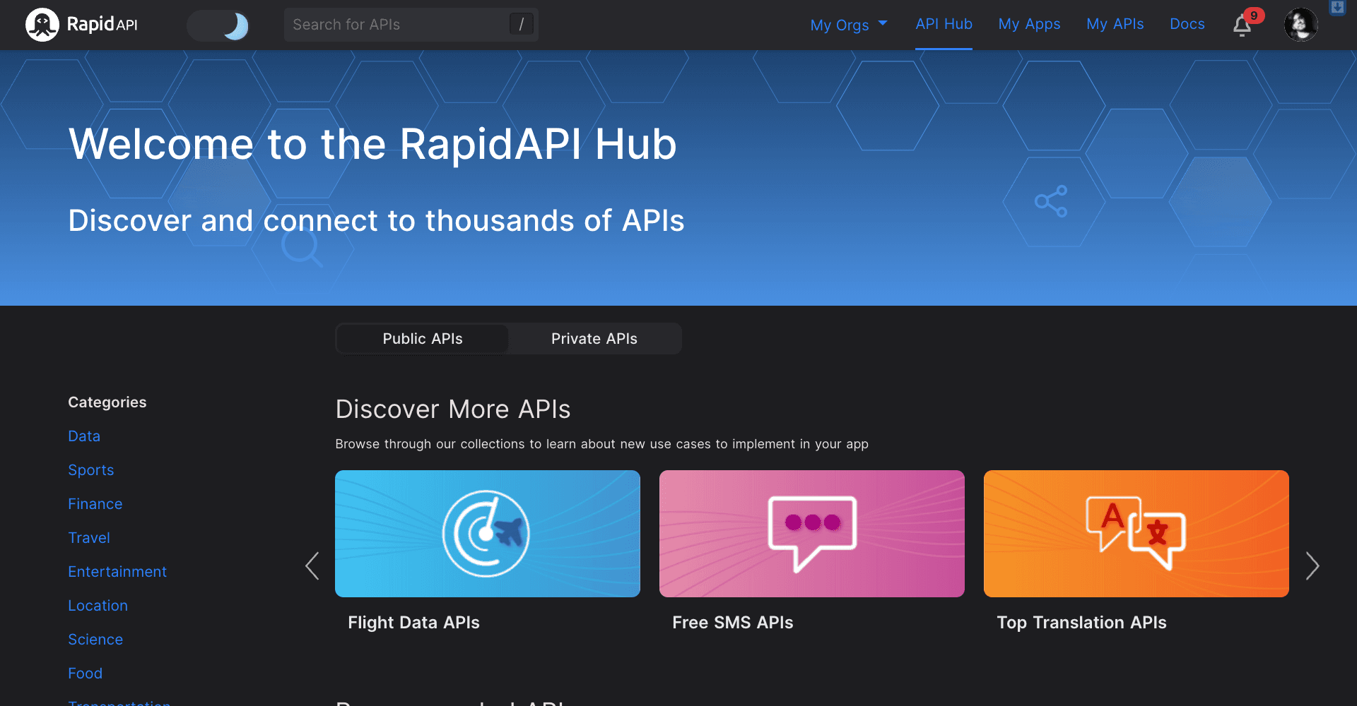 RapidAPI Hub