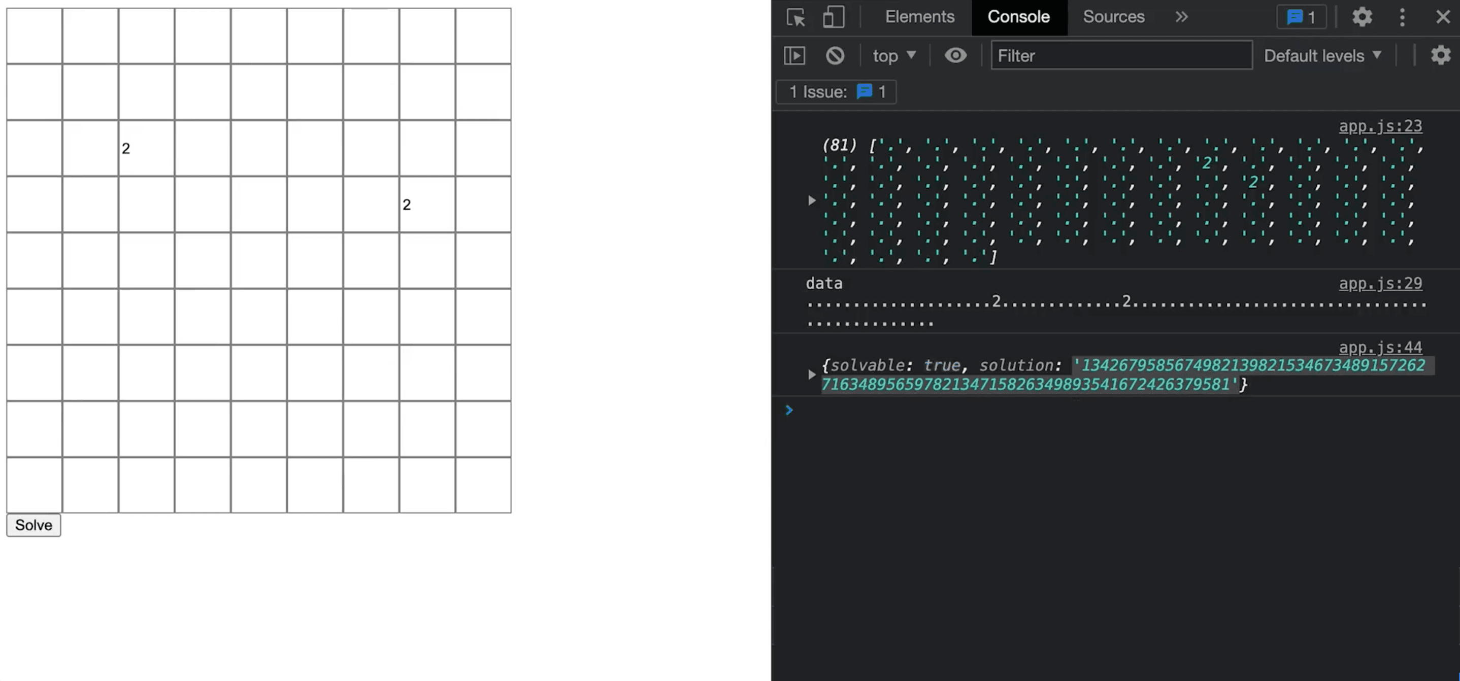 Input string response solvable