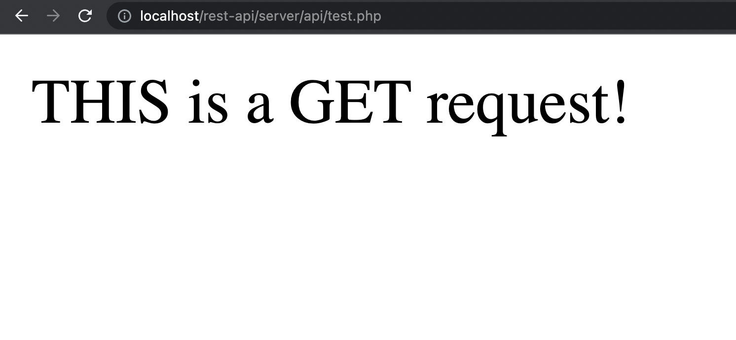 GET Request API Response