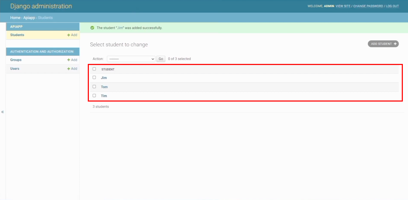 Creating objects in Django admin pannel