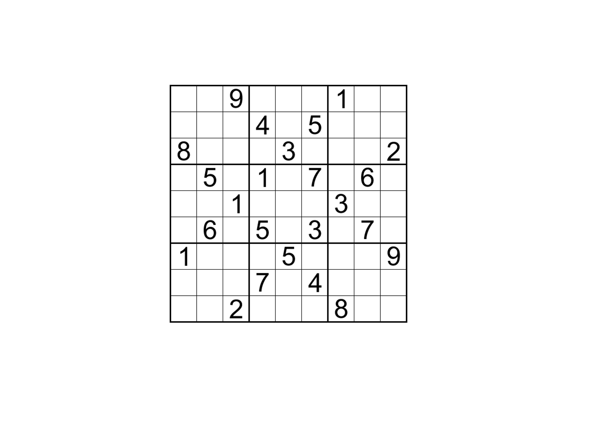 Sudoku Puzzle outlook
