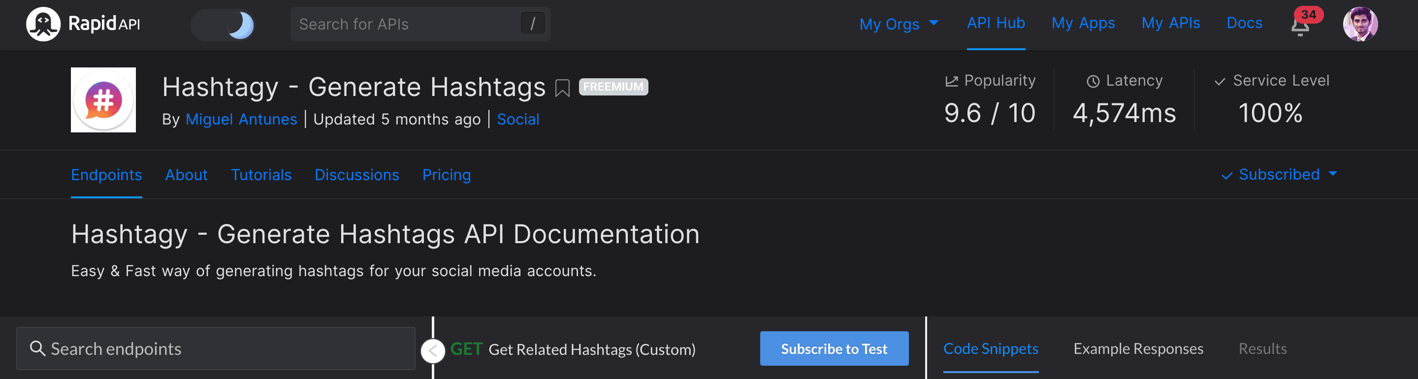 How to Build a Hashtag Generator App in Next.js using an API?