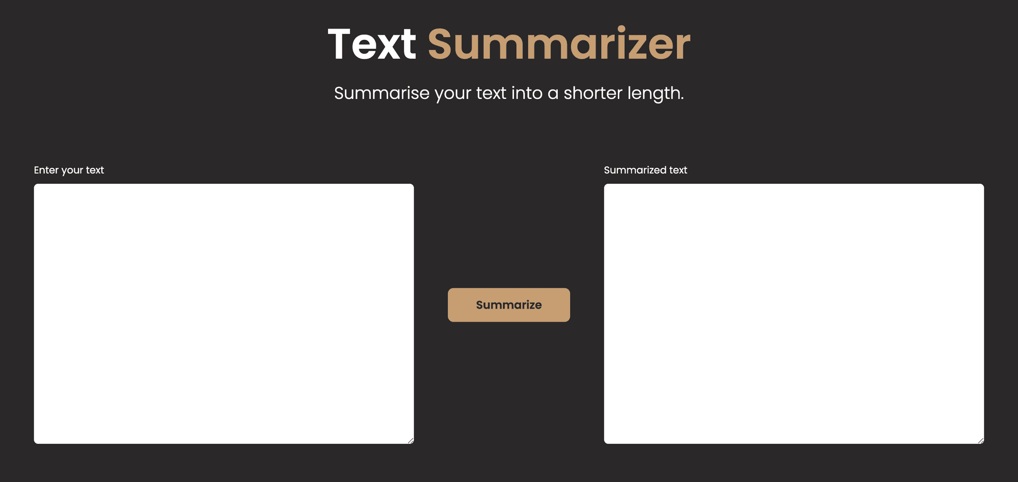 How to Build a Text Summarizer App in Next.js using an API?