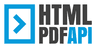 HTML PDF API