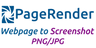 PageRender Webpage Screenshot