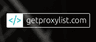 GetProxyList.com Proxies - REST