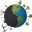 Daily atmosphere  carbon dioxide concentration icon