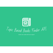 Topic Based Books Finder API thumbnail