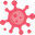 Corona virus World and India data icon