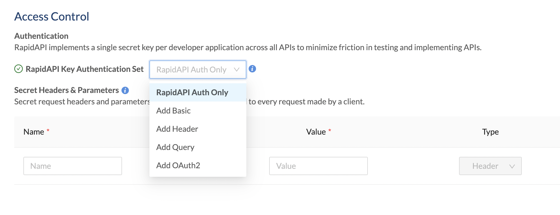 Different ways of authenticating your APIs